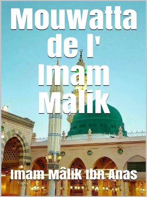 cover image of Mouwatta de l'Imam Malik